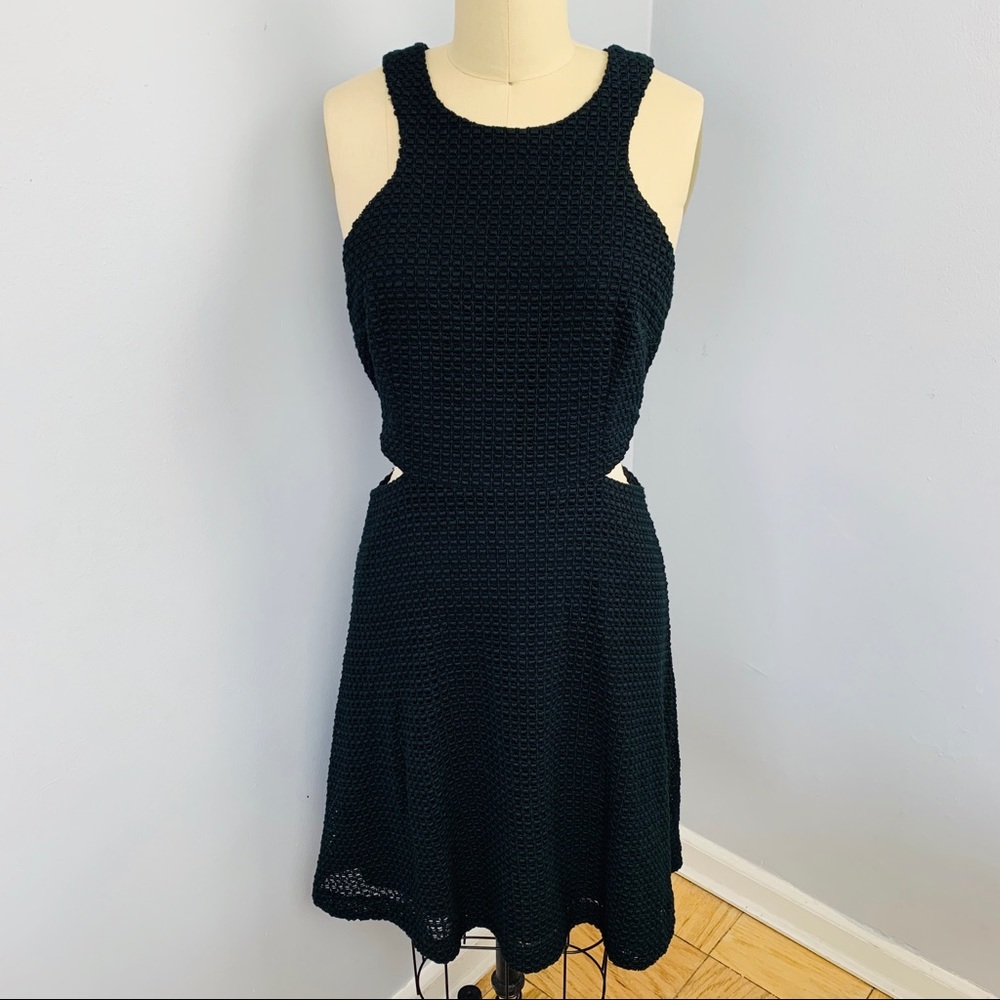 NWT Club Monaco Cut Out Waist Skater Dress